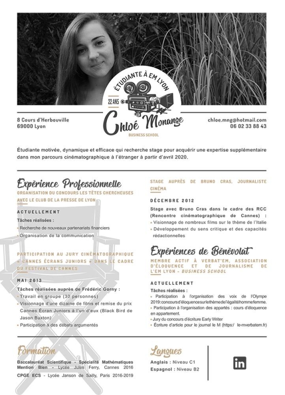 CV - Eve- Eve - Graphiste Webdesigner Infographiste Montpellier - top resto MONTPELLIER