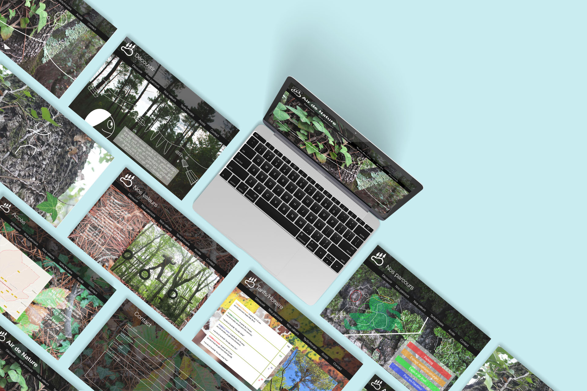 Air Nature - Eve - Graphiste Webdesigner Infographiste Marseille