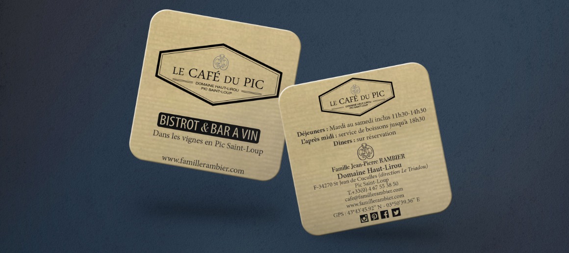 Café du Pic - Eve - Graphiste Webdesigner Infographiste Marseille