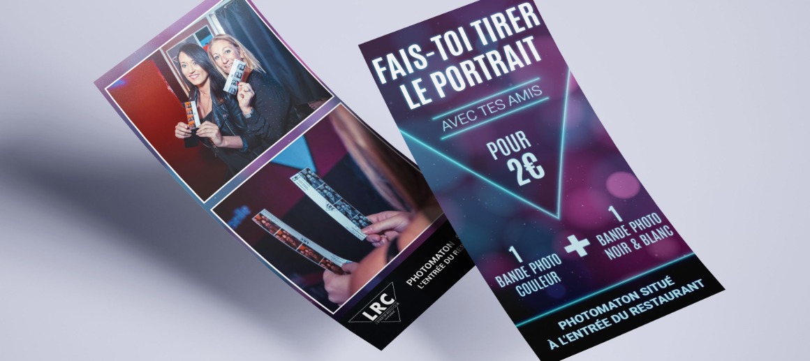 Flyer Photomaton - Eve - Graphiste Webdesigner Infographiste Marseille